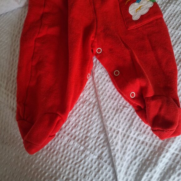 red jumper with clouds 0-6 months - Picture 8 of 8